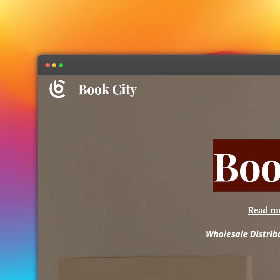 Book city webpage